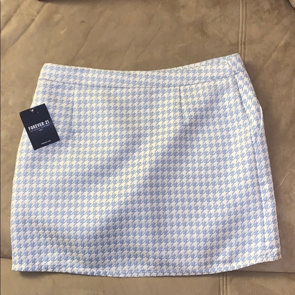 🐝Plaid zip up skirt size US 27 fit